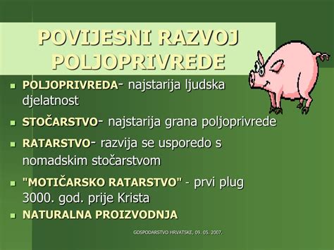 PPT POLJOPRIVREDNI RAZVOJ I AGRARNA POLITIKA PowerPoint Presentation