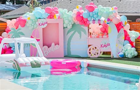 Malibu Barbie Party Barbie Theme Party Barbie Pool Party Barbie Party