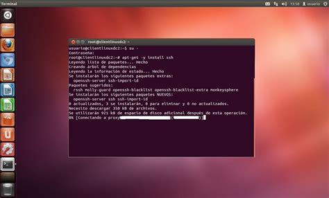 Configurar proxy en Ubuntu vía terminal