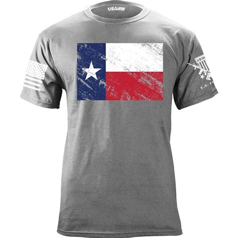 Distressed Texas Flag T Shirt Usamm