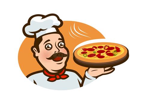 Happy Chef Stock Vector Illustration Of Handsome Dish