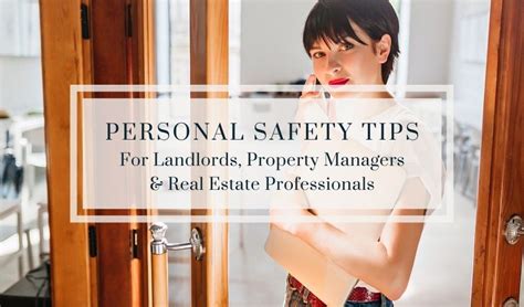 Personal Safety Tips For Landlords Property Managers Real Estate