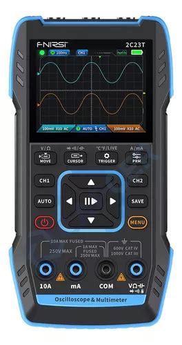 Multimetro Osciloscopio 2 Canales Generador Fnirsi 2c23t Cuotas Al