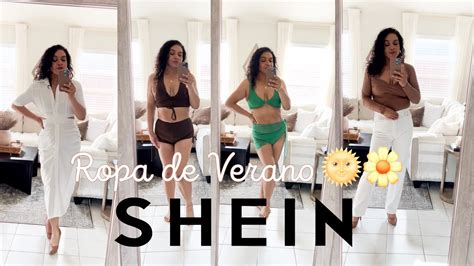 Shein Haul Ropa De Verano Trajes De Ba O Y M S Lo Que Ped Vs