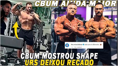 CBUM POSTA ENIGMA DO NOVO SHAPE E URS ESQUECE RAMON E MANDA RECADO