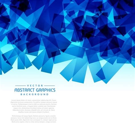 Free Vector | Abstract blue shapes background