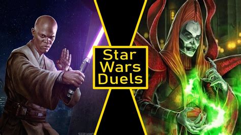 Mace Windu Vs Mother Talzin Star Wars Duels Canon Versus Series