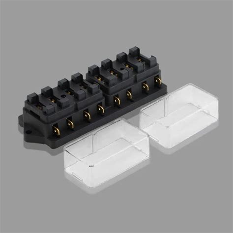 Universal 8 Way Auto Car Fuse Box Block Fuse Holder Box Car Vehicle ...