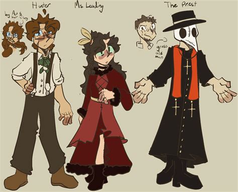 my designs for the acts characters! 1/? - main cast! : r/TheDearHunter