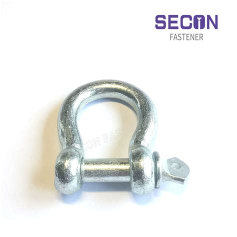 China Factory Type G209 Screw Pin Anchor Shackle D Ring Bow Shackle