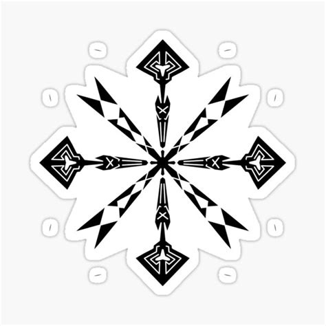 Mandala Lightning Sticker For Sale By Pingvin Milla Redbubble