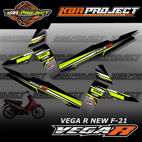 Cod Stiker Vega Striping Vega R New Motor Yamaha Motor Sticker