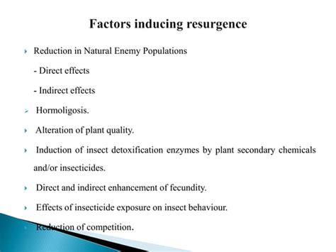 Pest Resurgence PPT