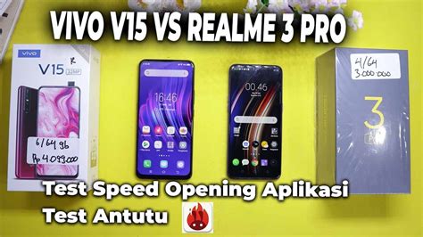 Realme Pro Vs Vivo V Test Speed Test Antutu Youtube