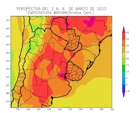 Temperaturas sobre lo normal acompañadas por precipitaciones