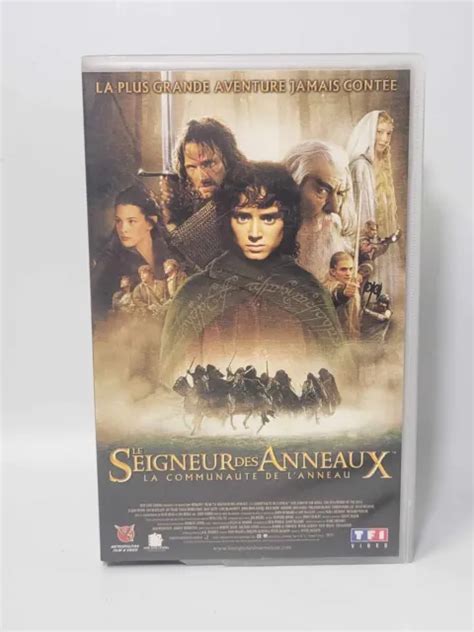 CASSETTE VINTAGE VHS Le Seigneur des Anneaux La Communauté de l Anneau