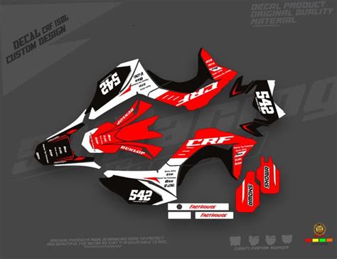 Decal Crf 150l Merah Putih Terbaru Custom Desain Lazada Indonesia