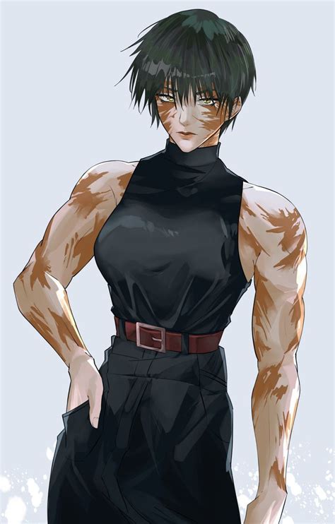 Muscular Maki In 2024 Tomboy Art All Anime Characters Anime Art Fantasy