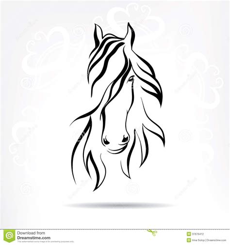 Horse Head Tattoo Outline - Jacqueline-Jia