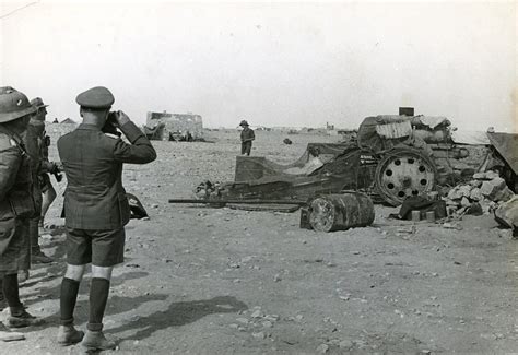 Erwin Rommel Wearing Shorts Commander Of The Afrika Korps Reviewing