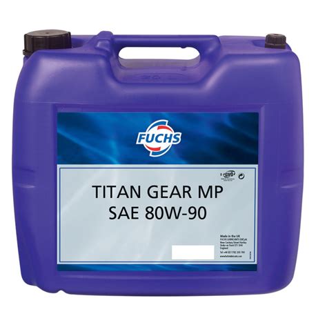 Fuchs Titan MP SAE 80W 90 Titan Gear Oil 20LTR 601 At Zoro