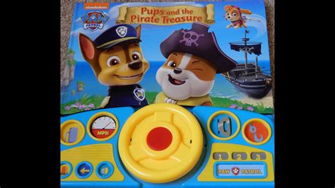 Paw Patrol Pups And The Pirate Treasure Book Read Aloud With Buttons