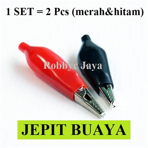 Jual Jepit Buaya Jepit Aki Aligator Clip Besar Kecil 1 Set