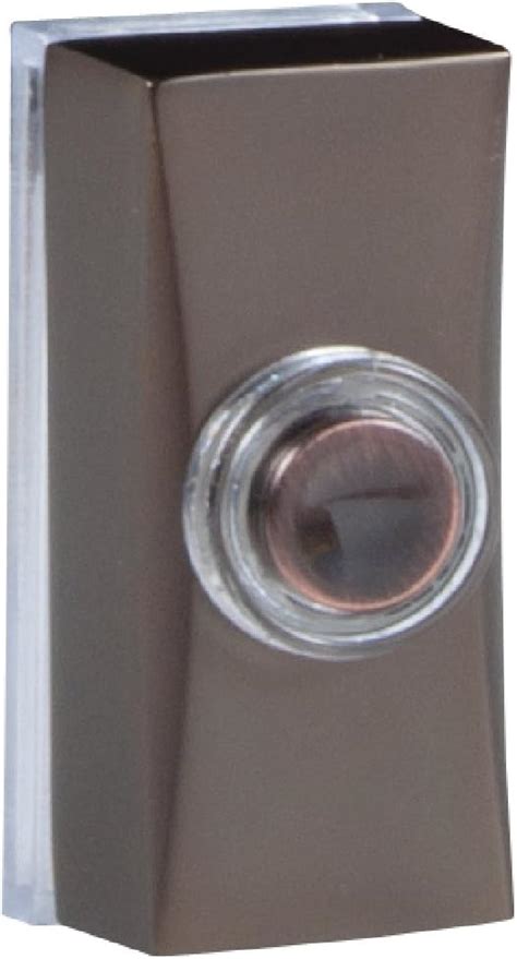 Byron Wired Bell Push Lighted Surface Mounted Bronze Uk