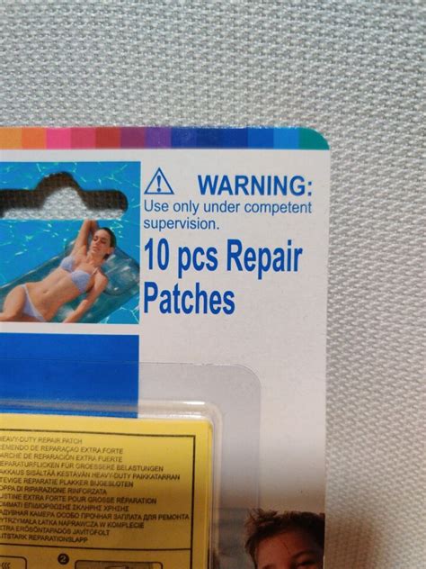 Bestway Patch Kit 10 Pcs Heavy Duty Repair Patches Inflatables And More Repair Kit Ebay