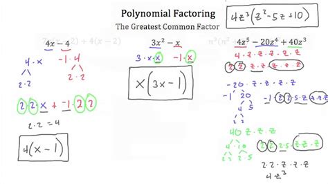 Polynomial Factoring Textbook Tactics Youtube