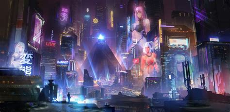 Cyberpunk City Cyberpunk City Futuristic City City Wallpaper