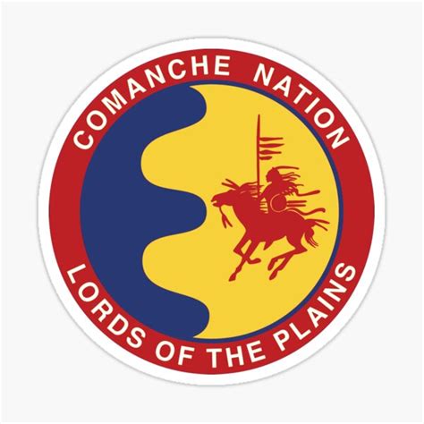 Comanche Nation Seal Lords Of The Plains Sticker For Sale By Pop Pop