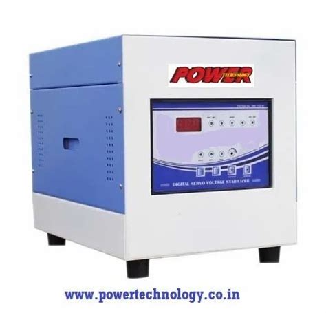 Power Technology Automatic 10 Kva Single Phase Air Cooled Servo Voltage