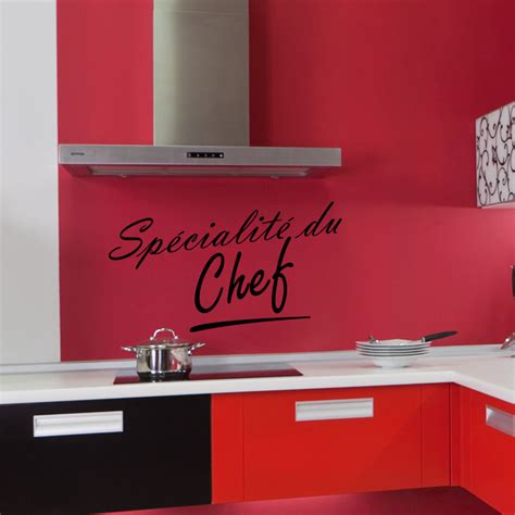 Sticker Specialit Du Chef Stickers Citations Fran Ais Ambiance Sticker