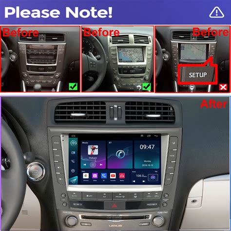 Lexus Is250 Is350 Radio Upgrade 2006 2013 Android Navigation Carplay