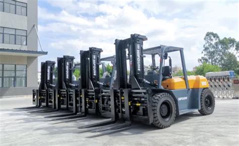 Heavy Duty Brand New 10 Ton Diesel Forklift Truck With Isuzu Engine