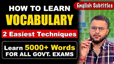 Learn Vocabulary Words In Month How To Prepare Vocab For Ssc