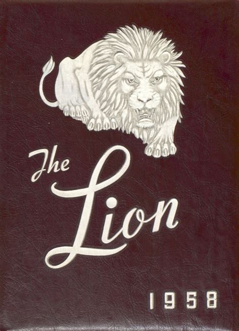 1958 Yearbook From Holbrook High School From Lowell North Carolina For