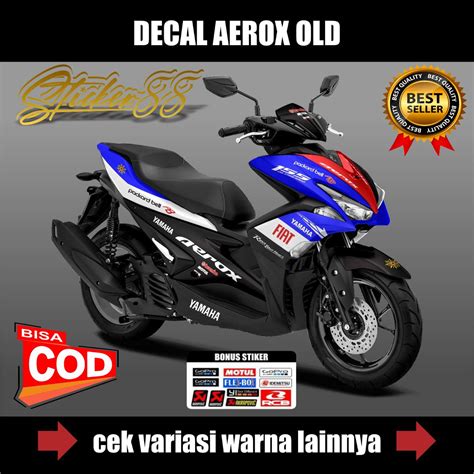 STICKER DECAL FULL BODY AEROX 155 GRAFIS YAMAHA STIKER DECAL FULL