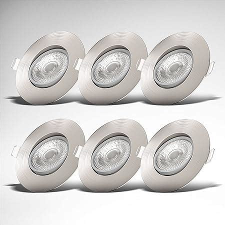 B K Licht Lot De Spots Encastrer Ip Ultraplats Mm Orientables