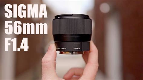 Sigma 56mm F1 4 Portrait Lens For The Zv E10 And Aps C Youtube