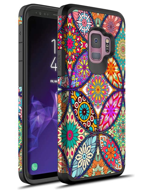 Samsung Galaxy S9 Case Rosebono Slim Hybrid Shockproof Hard Cover