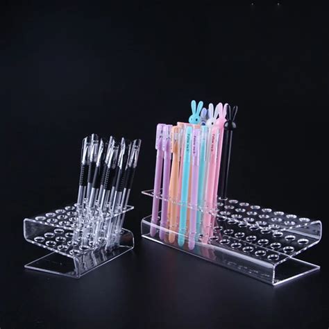 Acrylic Eyebrow Pencil Display Shelf Pen Storage Rack Pencil Organizer Holder Eyeliner Organizer