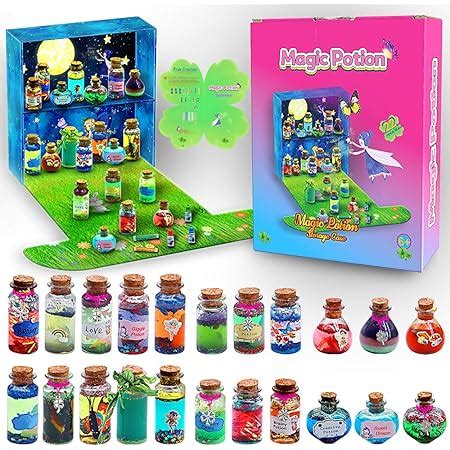 WEBEEDY 12 Set DIY Fairy Potion Kit für Kinder Sie Ihre Eigenen Fairy