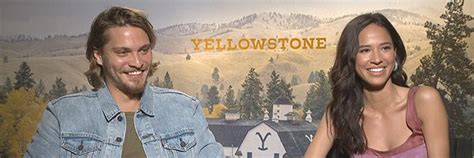 Yellowstone Luke Grimes And Kelsey Asbille On Taylor Sheridans New Series