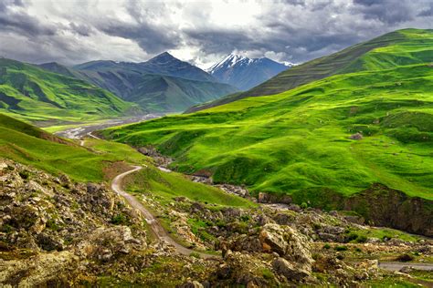 Azerbaijan Mountains Frontiers Norden