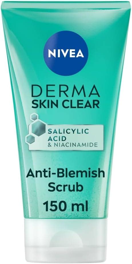 Nivea Derma Skin Clear Scrub Exfoliating Face Scrub Salicylic Acid