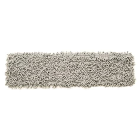 GuestSupply US Suncast Commercial 24 Inch Microfiber Dust Mop Pad Gray