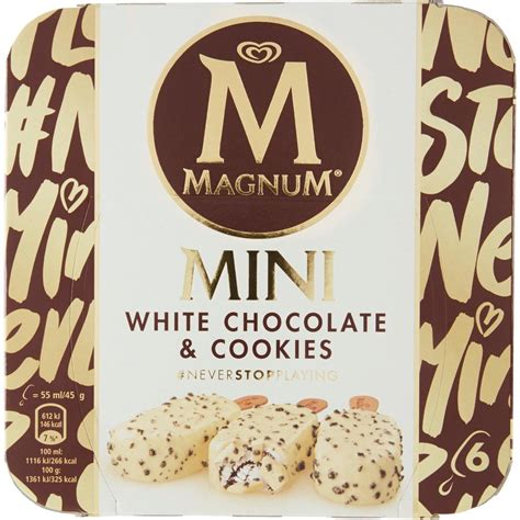 Magnum Mini Cioccolato Bianco E Cookies ALGIDA 6 X 45 G Coop Shop