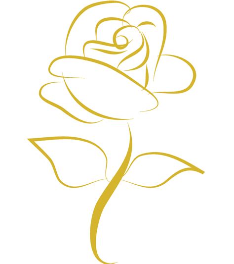 Golden-Rose-Transparent-Background-PNG-910x1024 - Hacia Dios